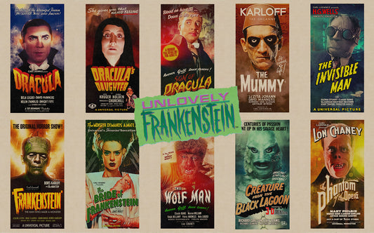 Universal Monsters 10-poster bundle| 11x17 Art Prints