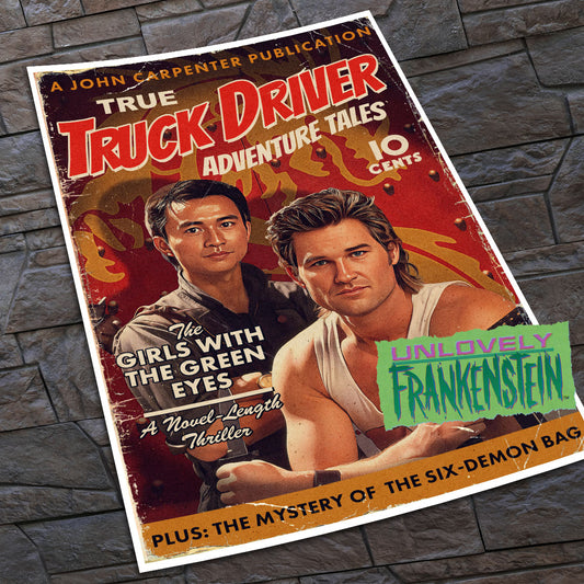 True Truck Driver Adventure Tales | 11x17 Art Print