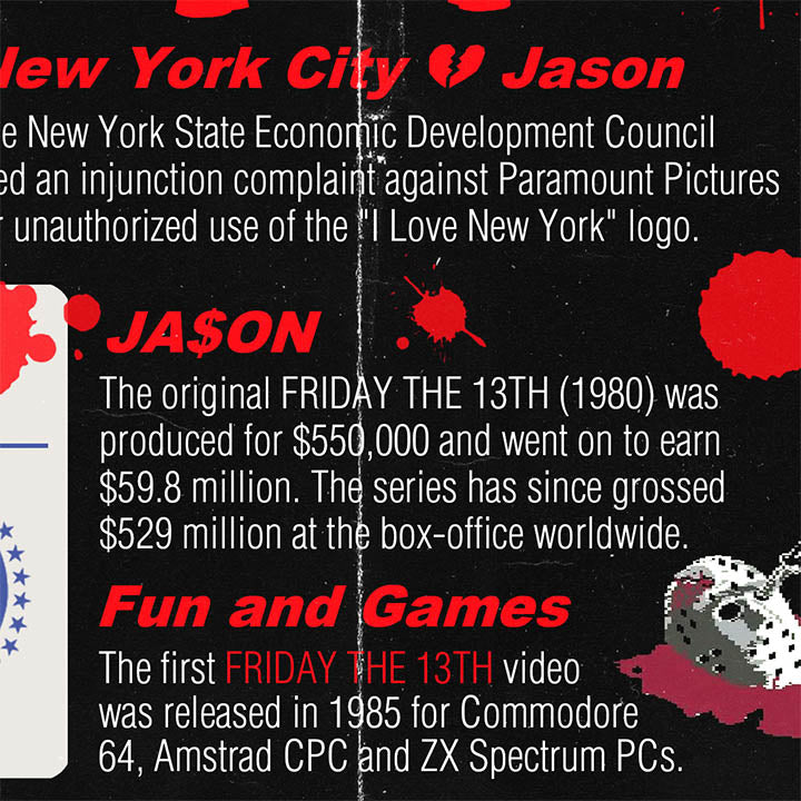 13 Facts about Friday the 13th | 11x17 Art Print