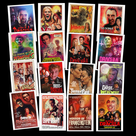 Horrors of Hammer | Mini Print Bundle (Pre Order)