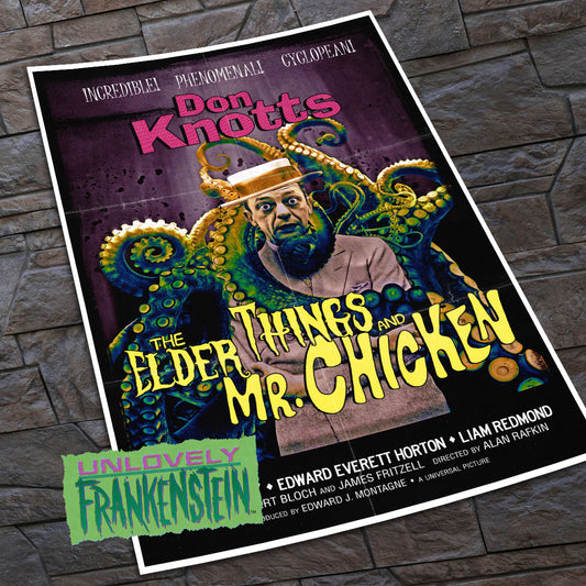 The Elder Things and Mr. Chicken movie poster | 11x17 Art Print