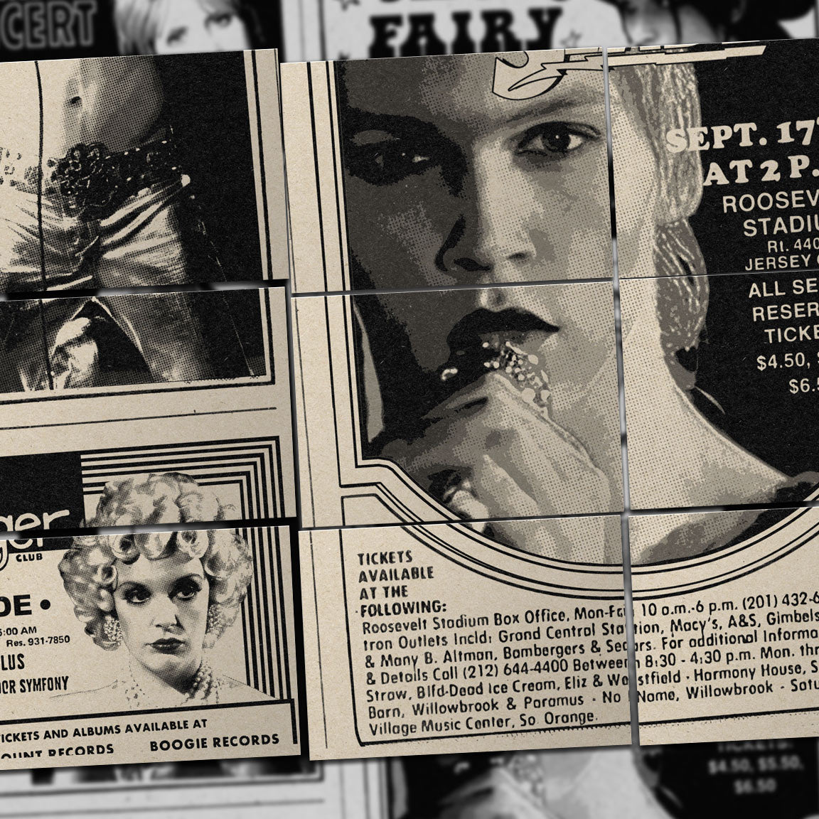 Velvet Goldmine | Set of 43 custom trading cards
