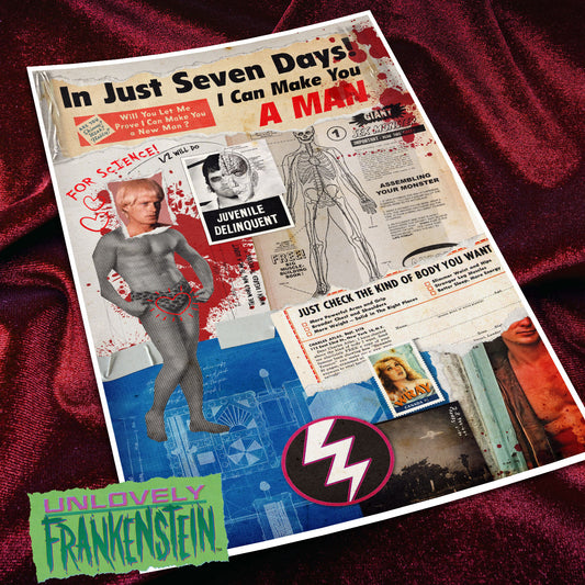 Rocky Horror anatomy notes | 11x17 Art Print