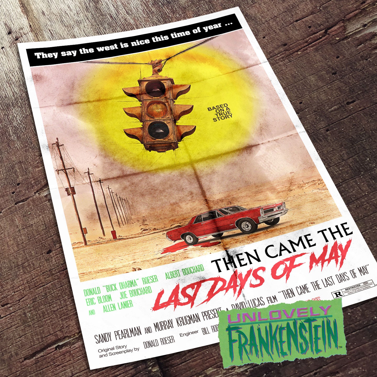 Then Came the Last Days of May, Blue Oyster Cult faux movie poster | 11x17 Art Print