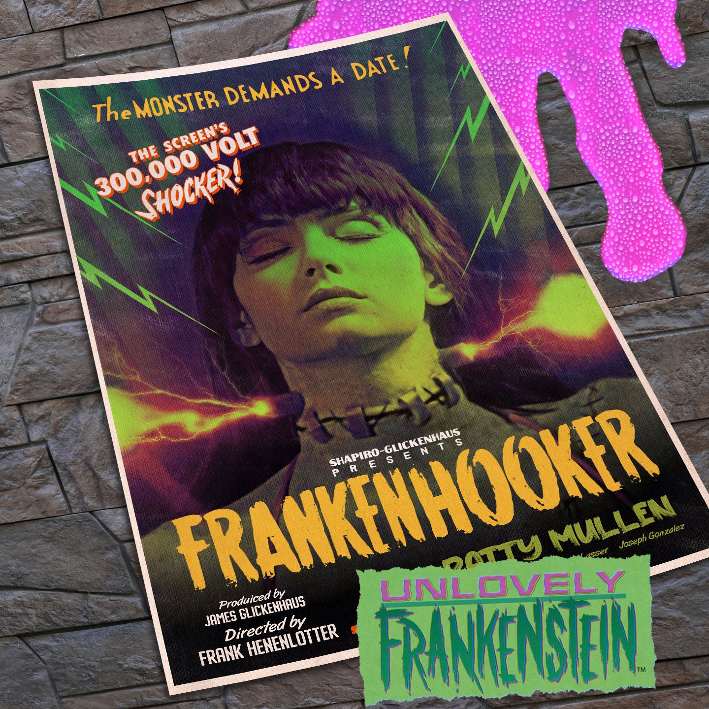 Frankenhooker as a Universal Monsters movie | 11x17 Print