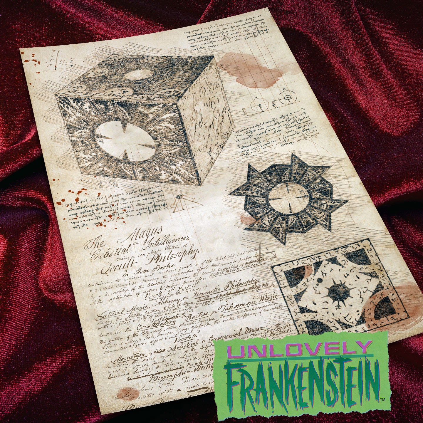 Notes on Lemarchand's Box, 1795 | Hellraiser | 11x17 Art Print