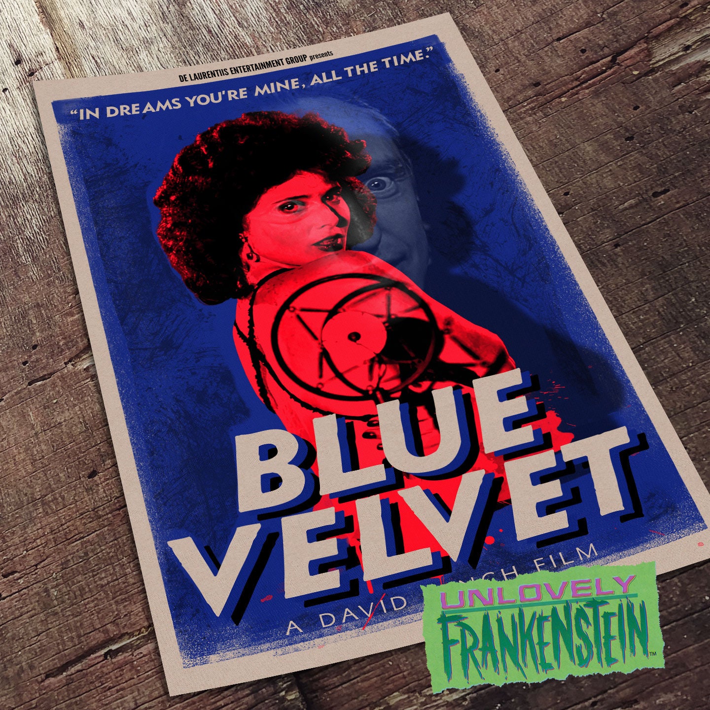 Blue Velvet, 1986 David Lynch custom poster | 11x17 Art Print