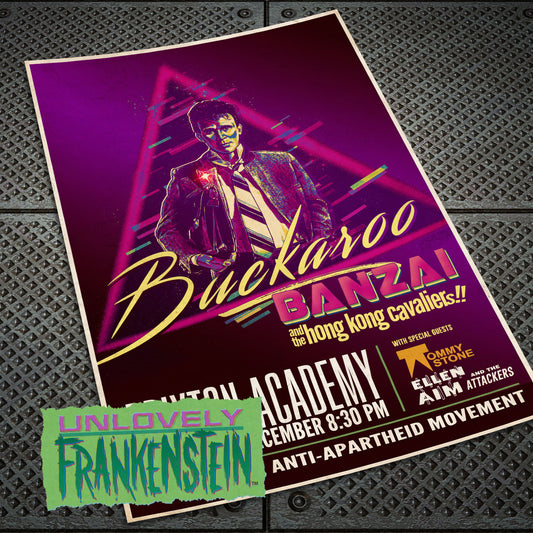 Buckaroo Banzai 1984 concert poster | 11x17 Art Print