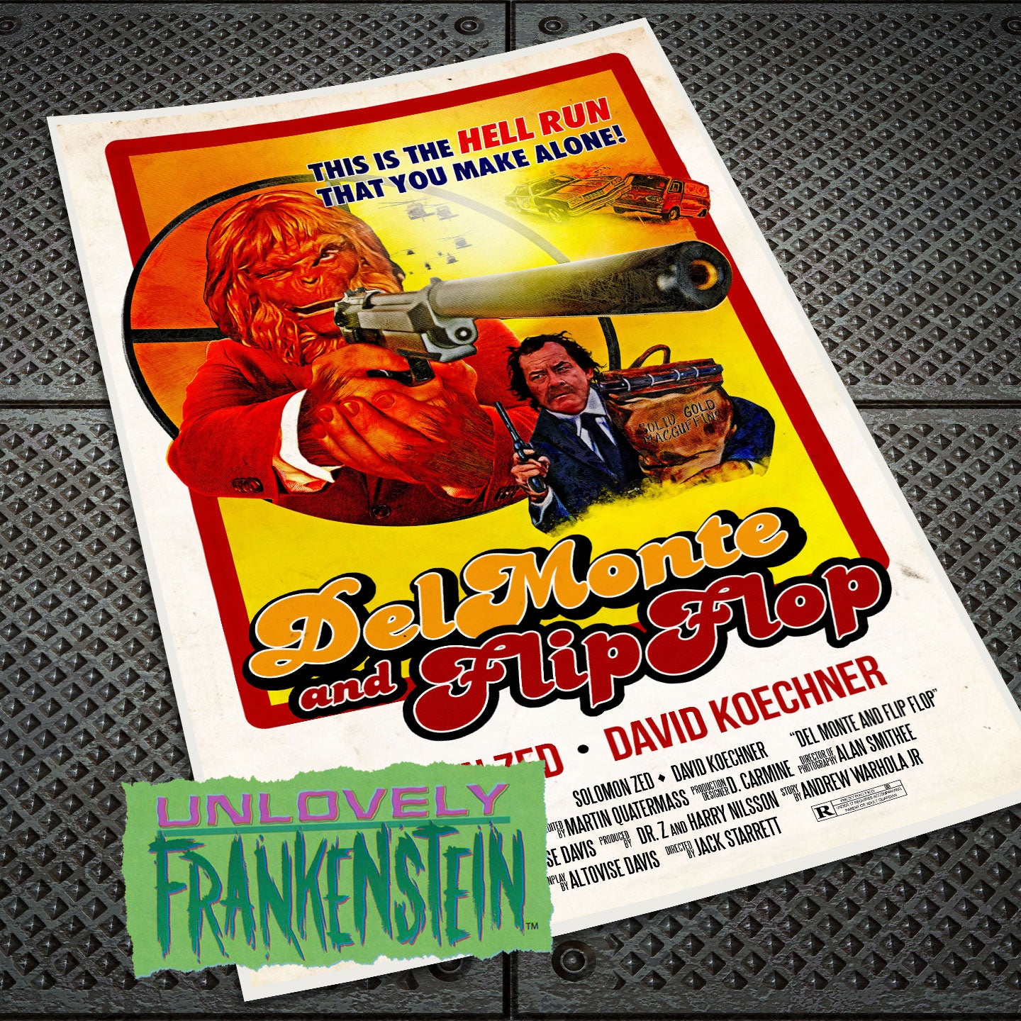 Del Monte and Flip Flop, Doctor Z print, 11x17 Art Print