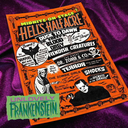 Spook Show Poster, Hell's Half Acre | 11x17 Art Print