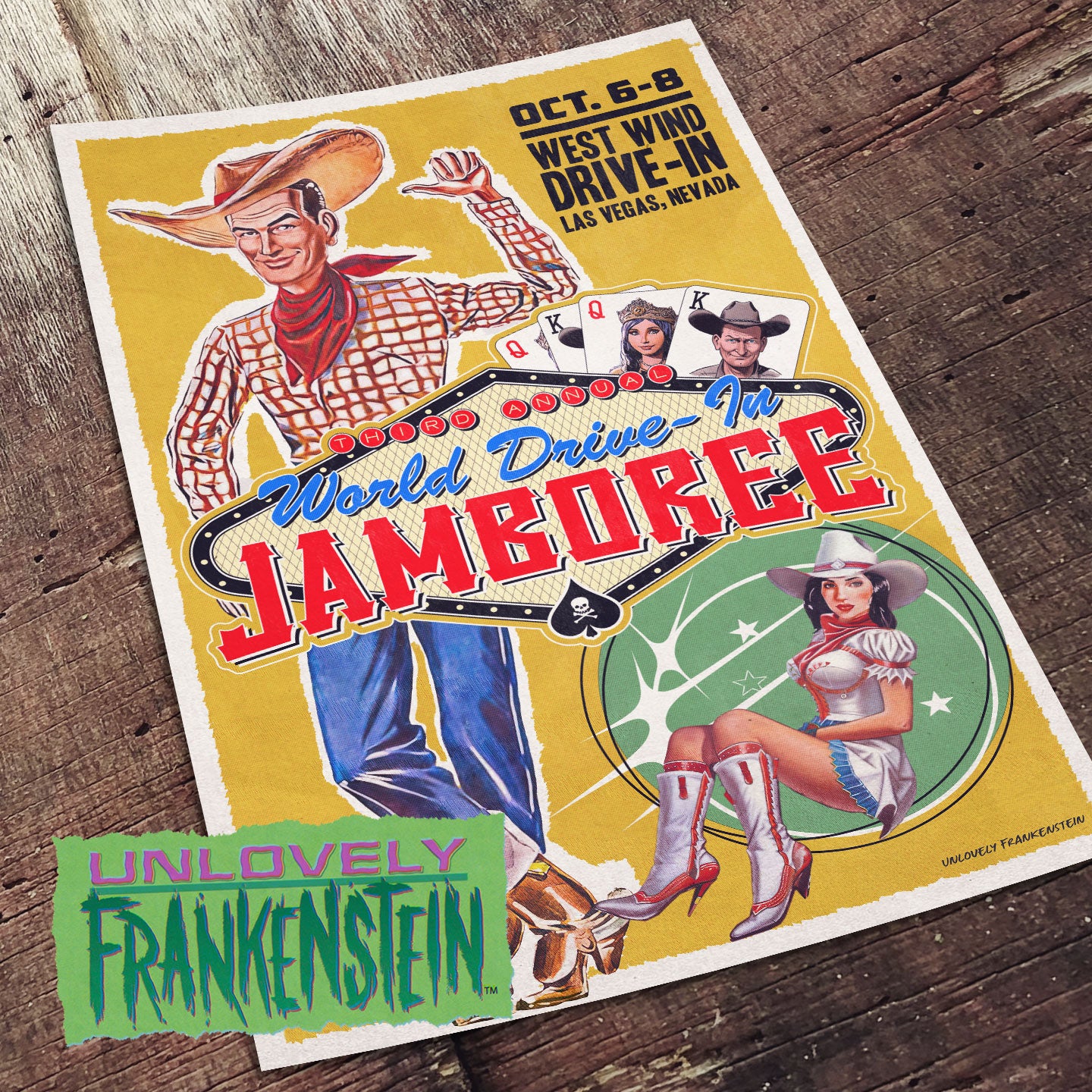 Joe Bob Briggs' 3rd Annual Drive-In Jamboree | 11x17 Art Print