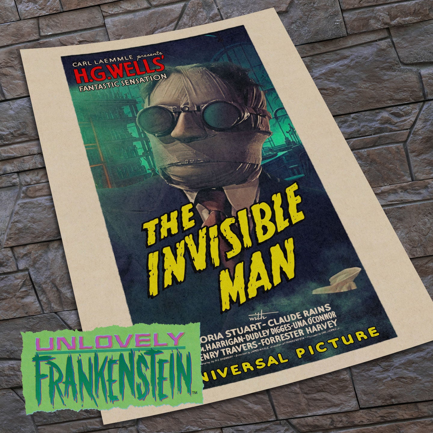 Universal Monsters 10-poster bundle| 11x17 Art Prints