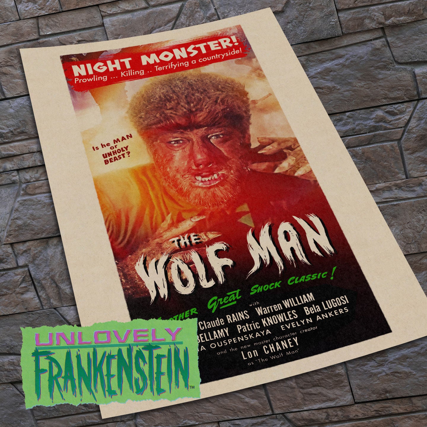 Universal Monsters 10-poster bundle| 11x17 Art Prints