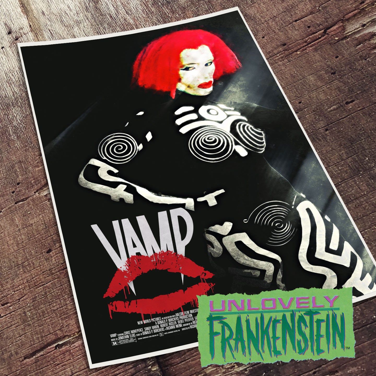 Vamp 1986, Grace Jones alternative movie poster | 11x17 Art Print