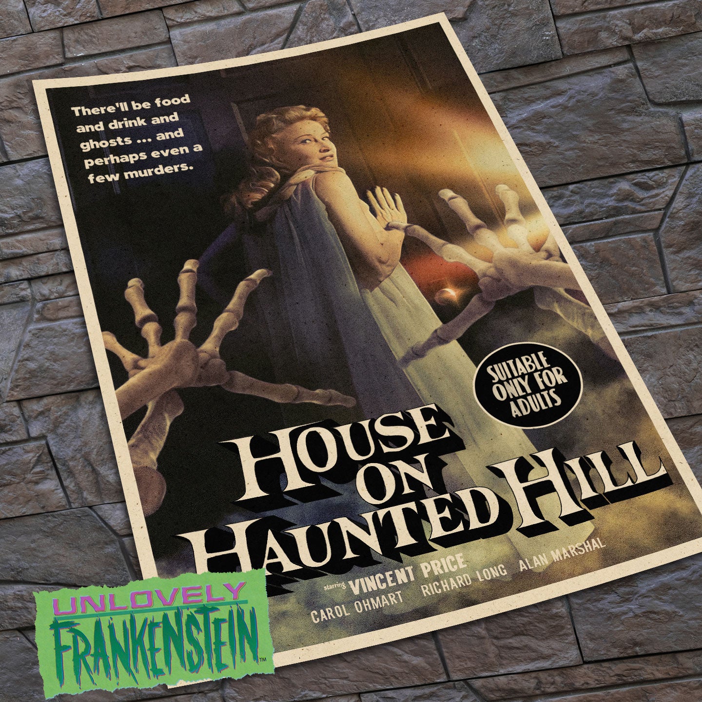 House on Haunted Hill (Carol Ohmart version) | 11x17 art print