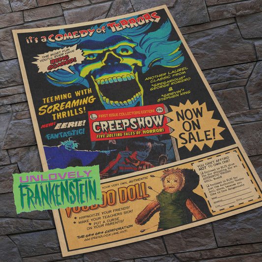 Creepshow comic book house ad | 11x17 Art Print