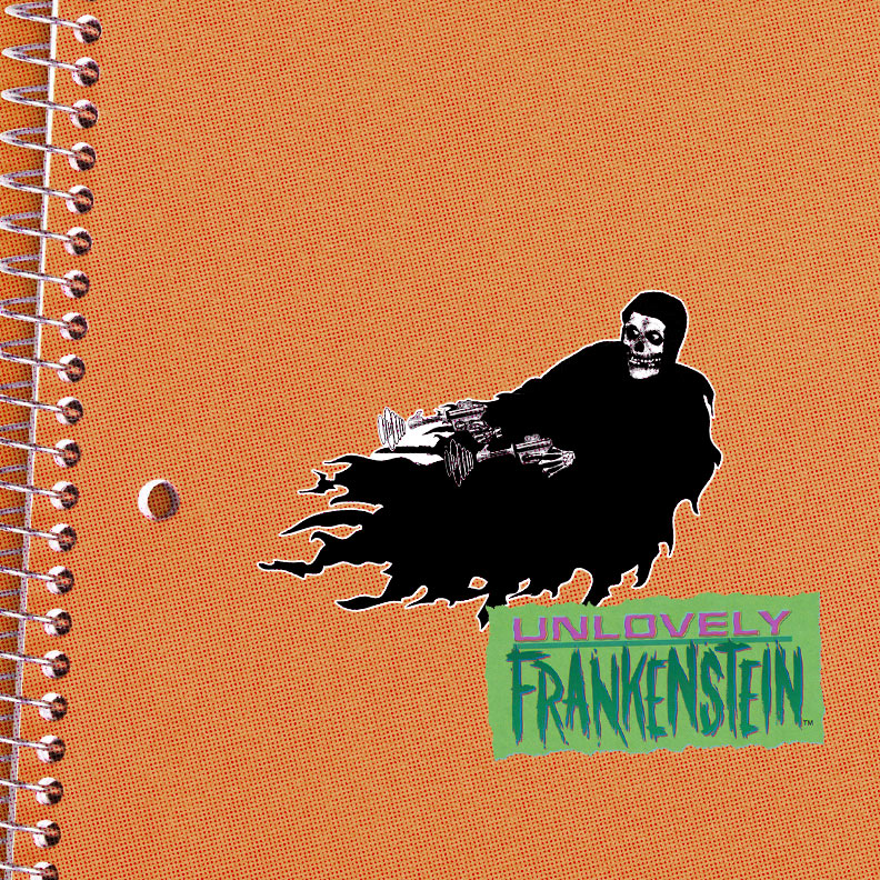 Crimson Ghost 2" x 2" Vinyl Sticker