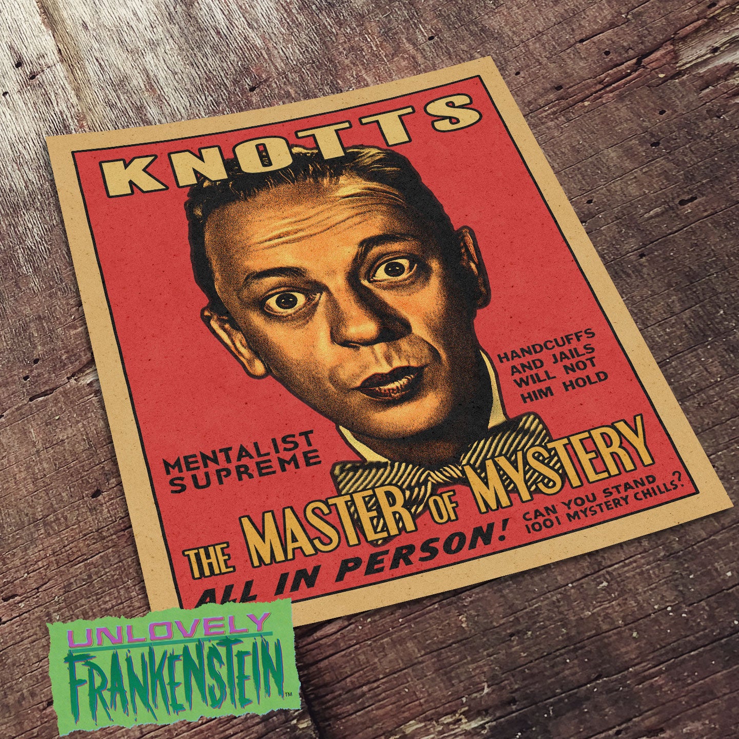 Knotts: The Master of Mystery 11x14 Art Print