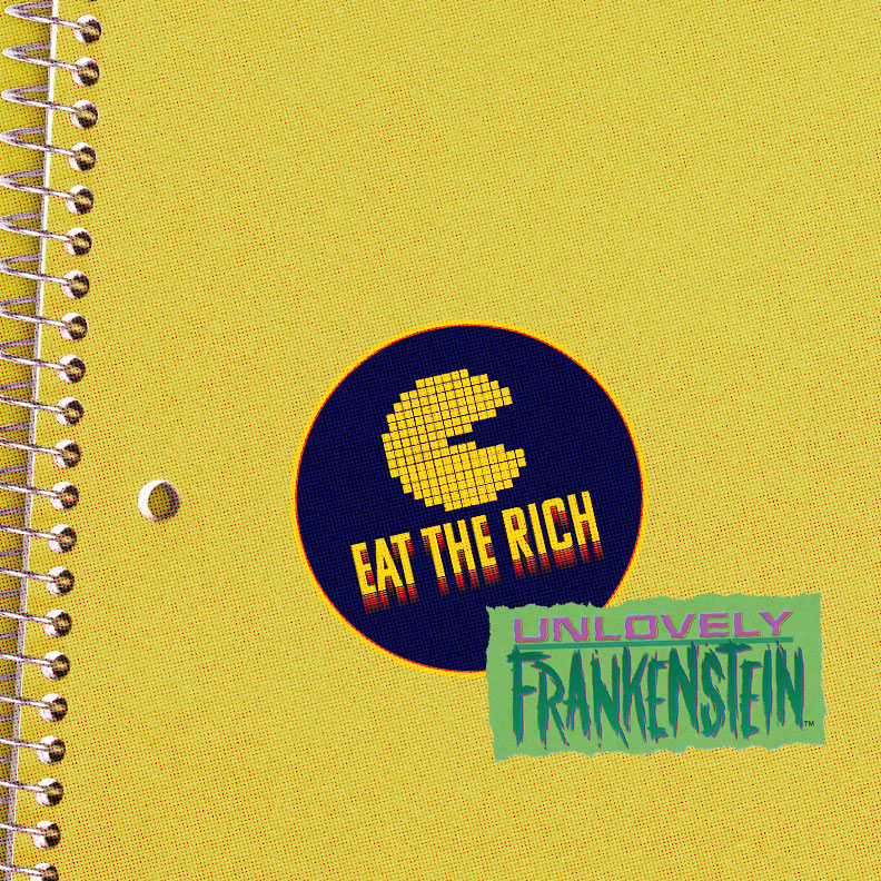 Eat the Rich 2" x 2" Vinyl Sticker