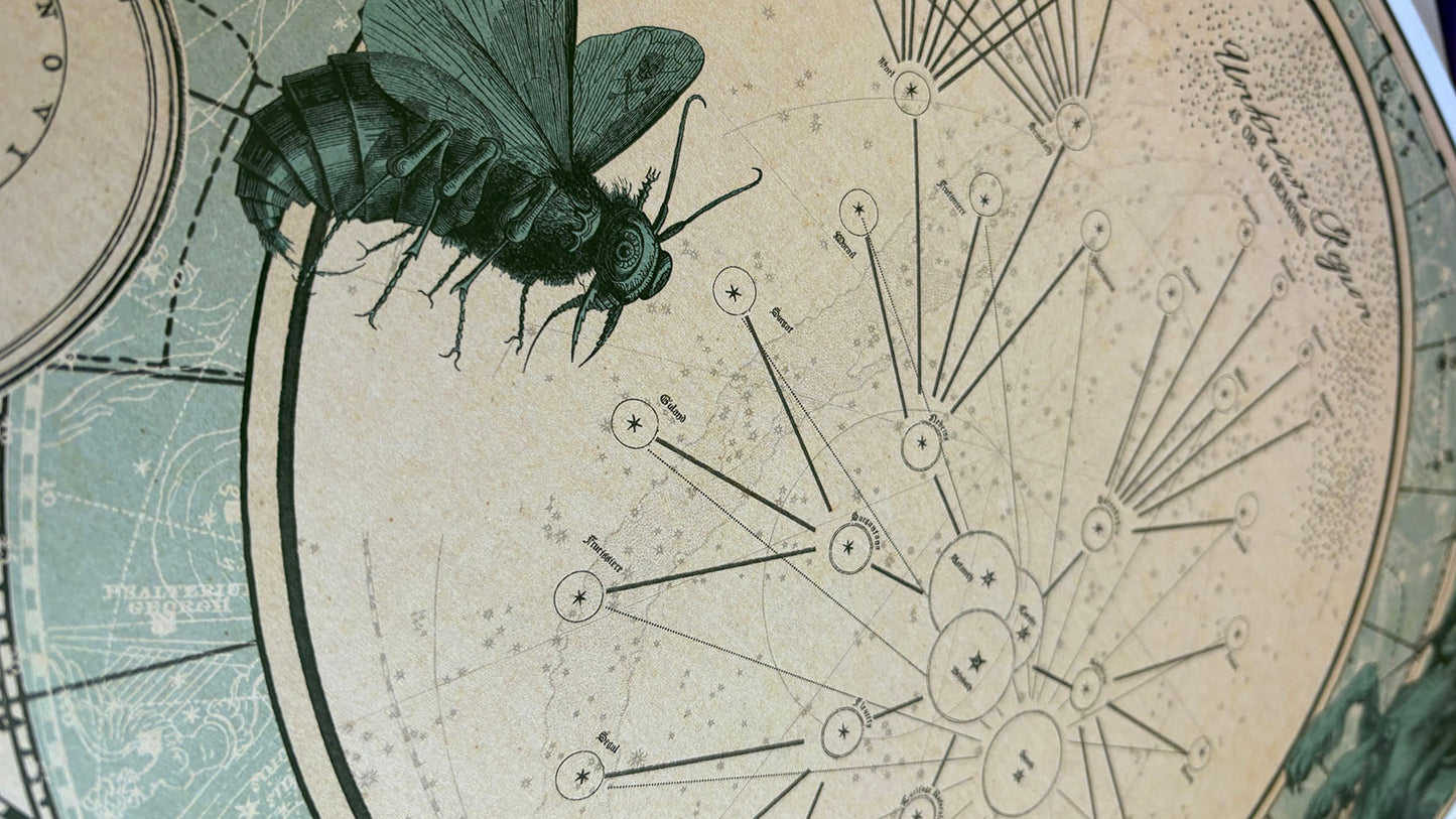 Infernal Org Chart: A Visual Hierarchy of Demons in "Grimorium Verum" | 11x17 Art Print