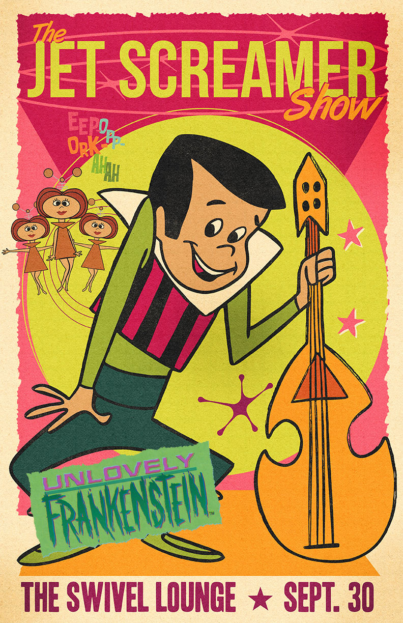 Jet Screamer Concert Poster | 11x17 Art Print