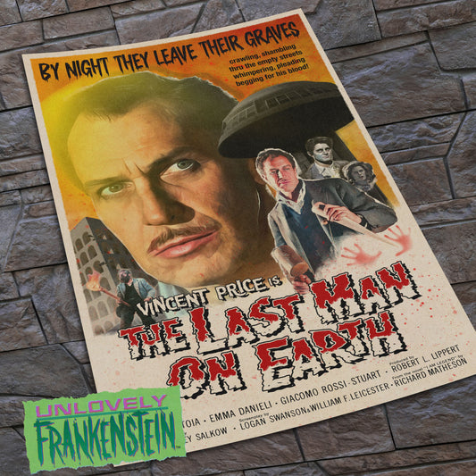 Vincent Price in The Last Man on Earth | 11x17 art print