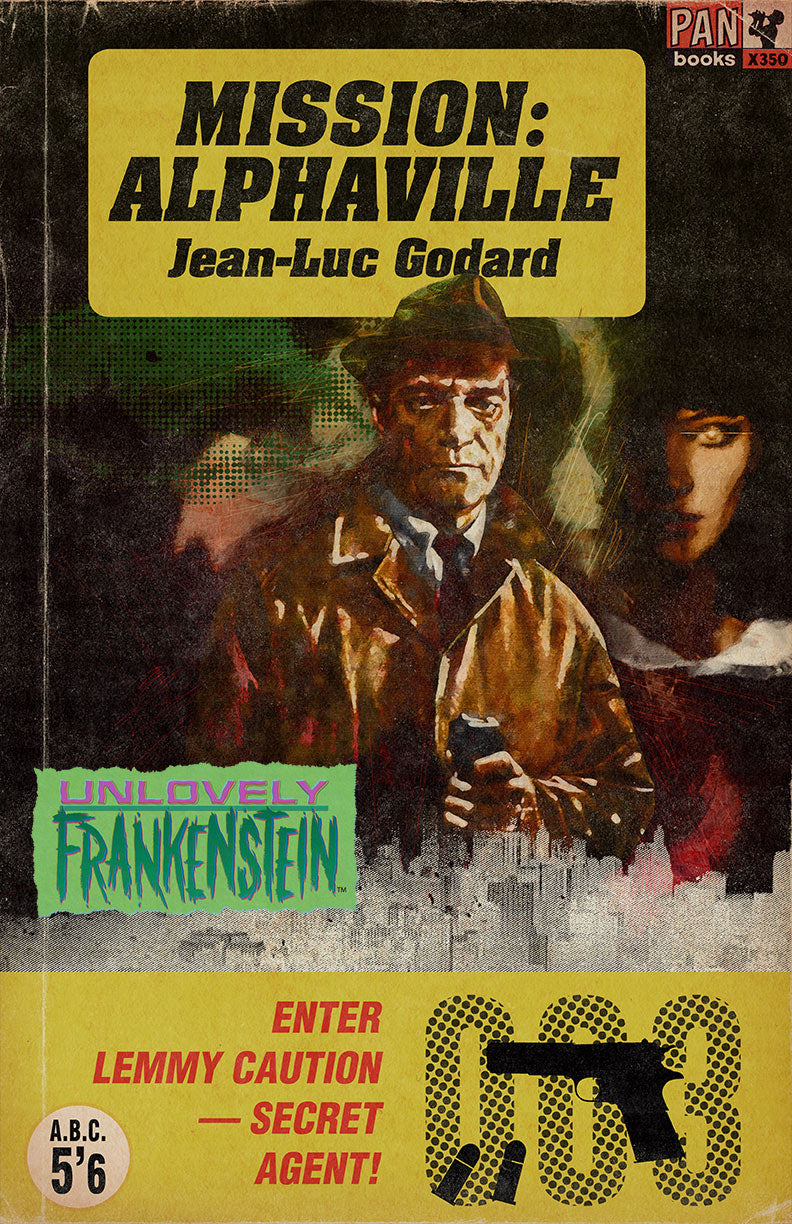Alphaville as an Ian Fleming paperback | 11x17 Art Print