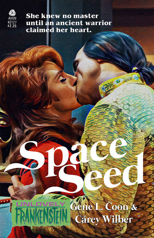 Space Seed | 11x17 Art Print | Star Trek / Harlequin Romance Novel Mashup Poster