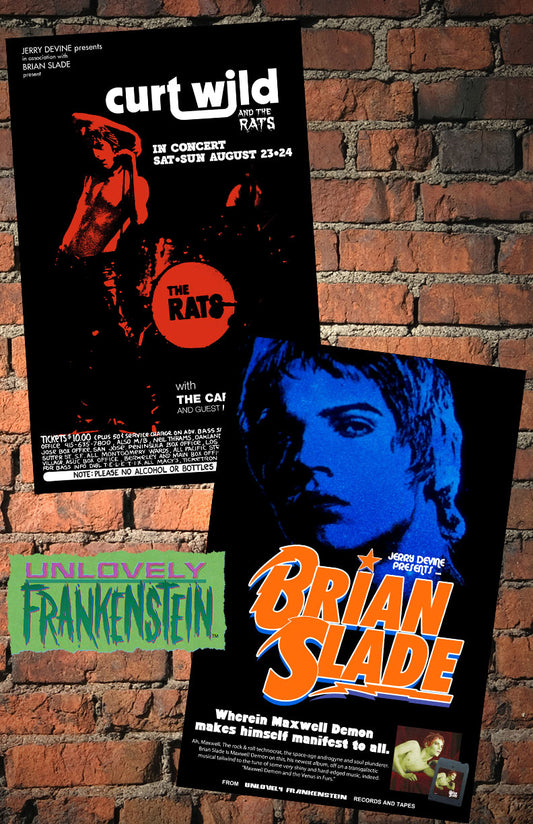 Velvet Goldmine posters, Curt Wild and Brian Slade bundle | 11x17 Art Prints