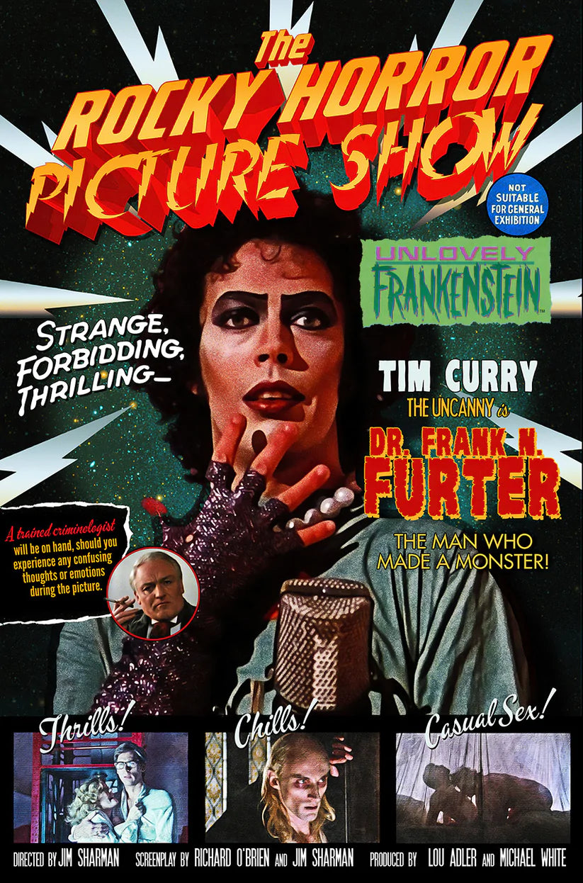 Rocky Horror classic-style movie poster | 18x28 Art Print