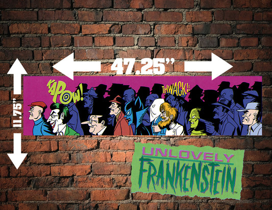 Batman 1966 Opening Titles | 11.75" 47.25" Panoramic Print