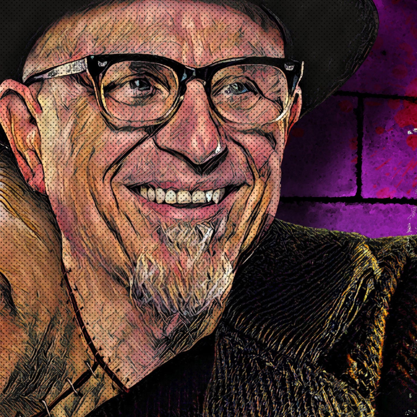 Dana Gould and Bobcat Goldthwait: The Show with Two Heads | 11x17 Art Print | Official Stand-Up Comedy Poster