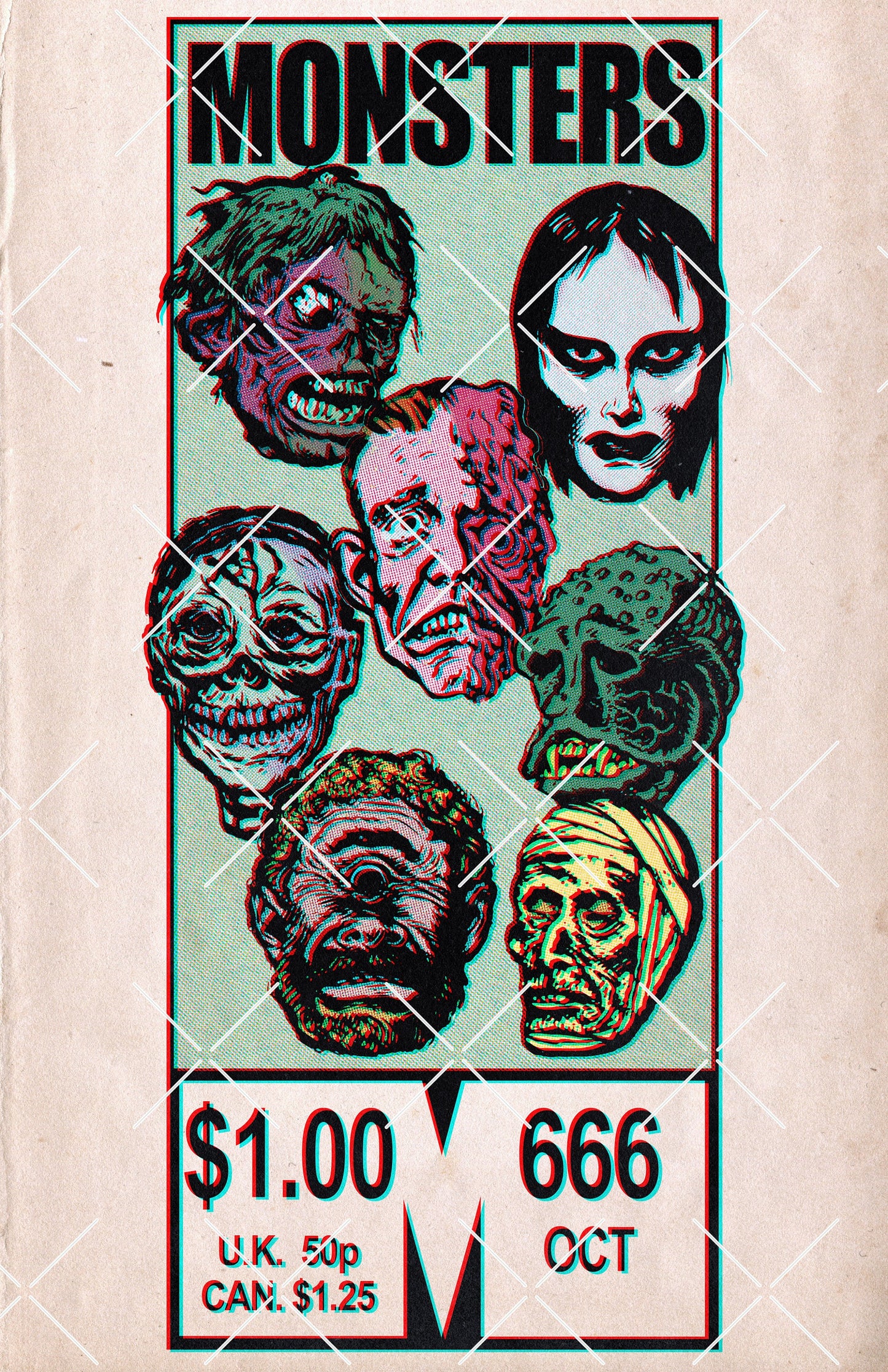 The Marvelous Age of  Monsters | 11x17 Art Print