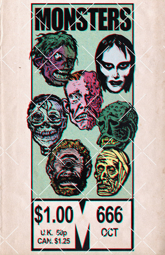 The Marvelous Age of  Monsters | 11x17 Art Print