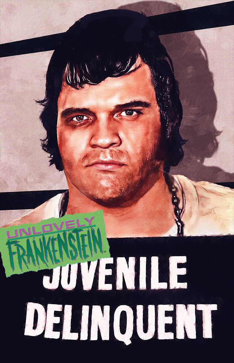 Eddie Didn't Like His Teddy, Meat Loaf mugshot | 11x17 Art Print