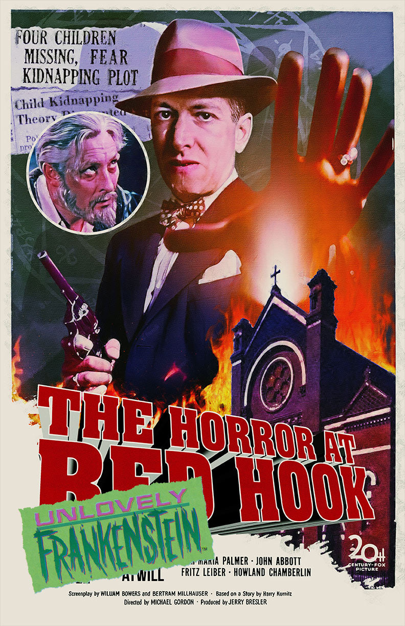 Horror at Red Hook custom movie poster