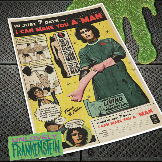 In Just 7 Days retro comic book ad | 11x17 Art Print