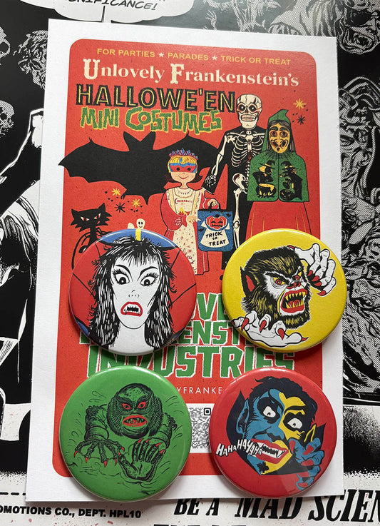 You Can Have Halloween When You Pry It From My Cold Dead Hands | Set of 4 Buttons