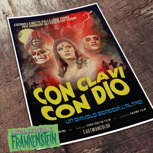 Ghost: CON CLAVI CON DIO Giallo | 11x17 Art Print