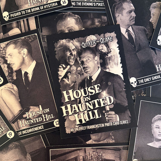 House on Haunted Hill | Custom set of 48 trading cards