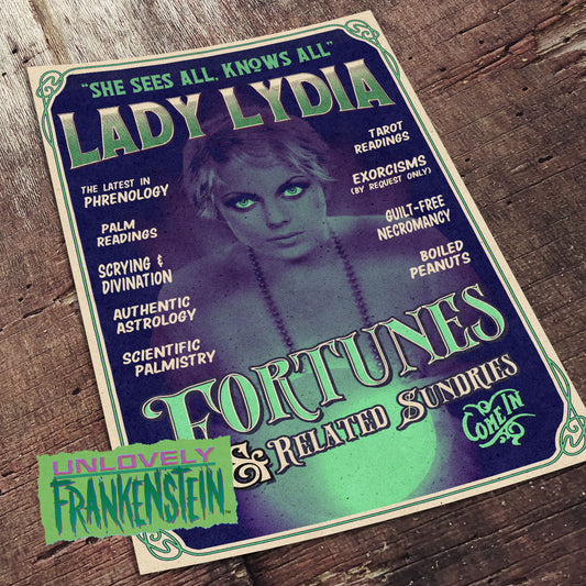 Lady Lydia: Fortunes Told | 11x17 Art Print