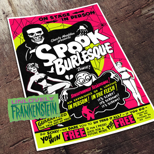 Spook Burlesque custom poster | 11x17 Art Print