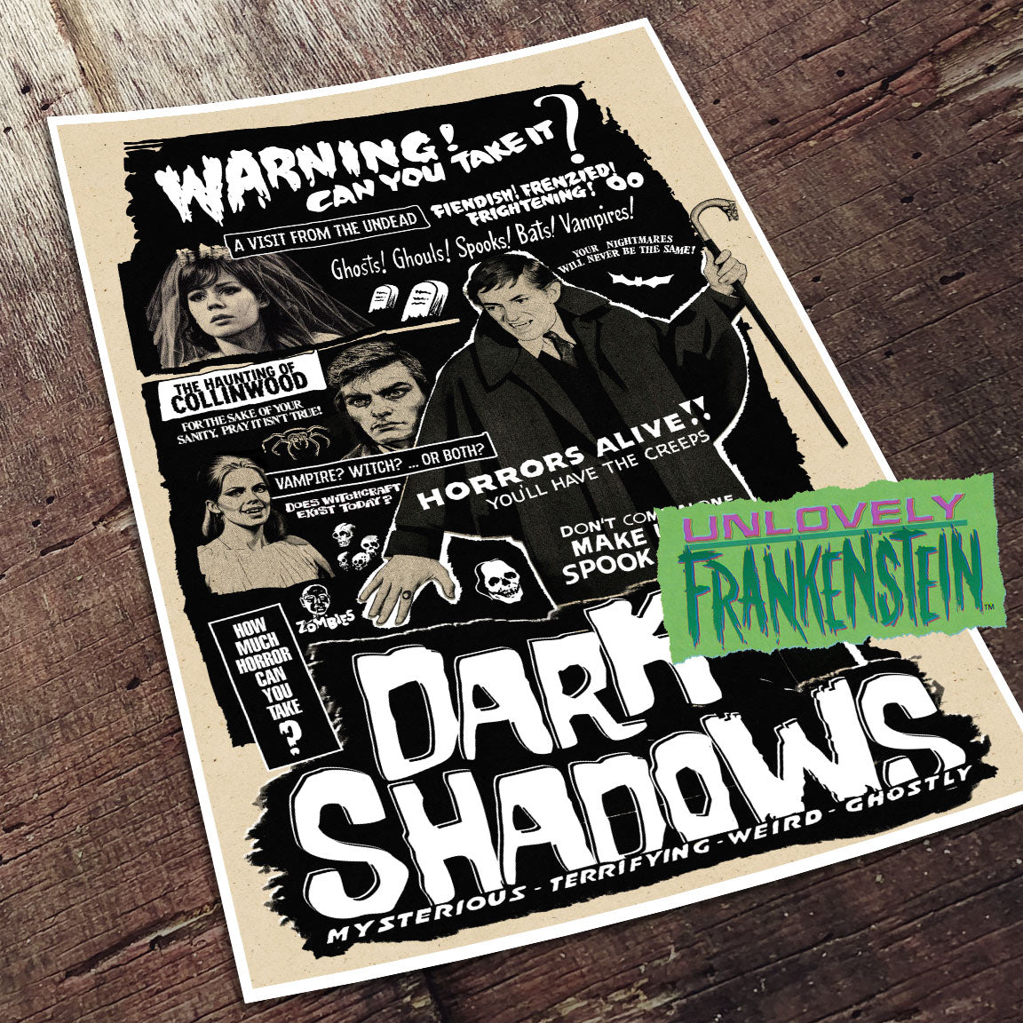 Dark Shadows spook show poster | 11x17 Art Print