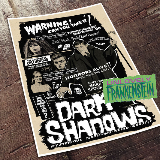 Dark Shadows spook show poster | 11x17 Art Print