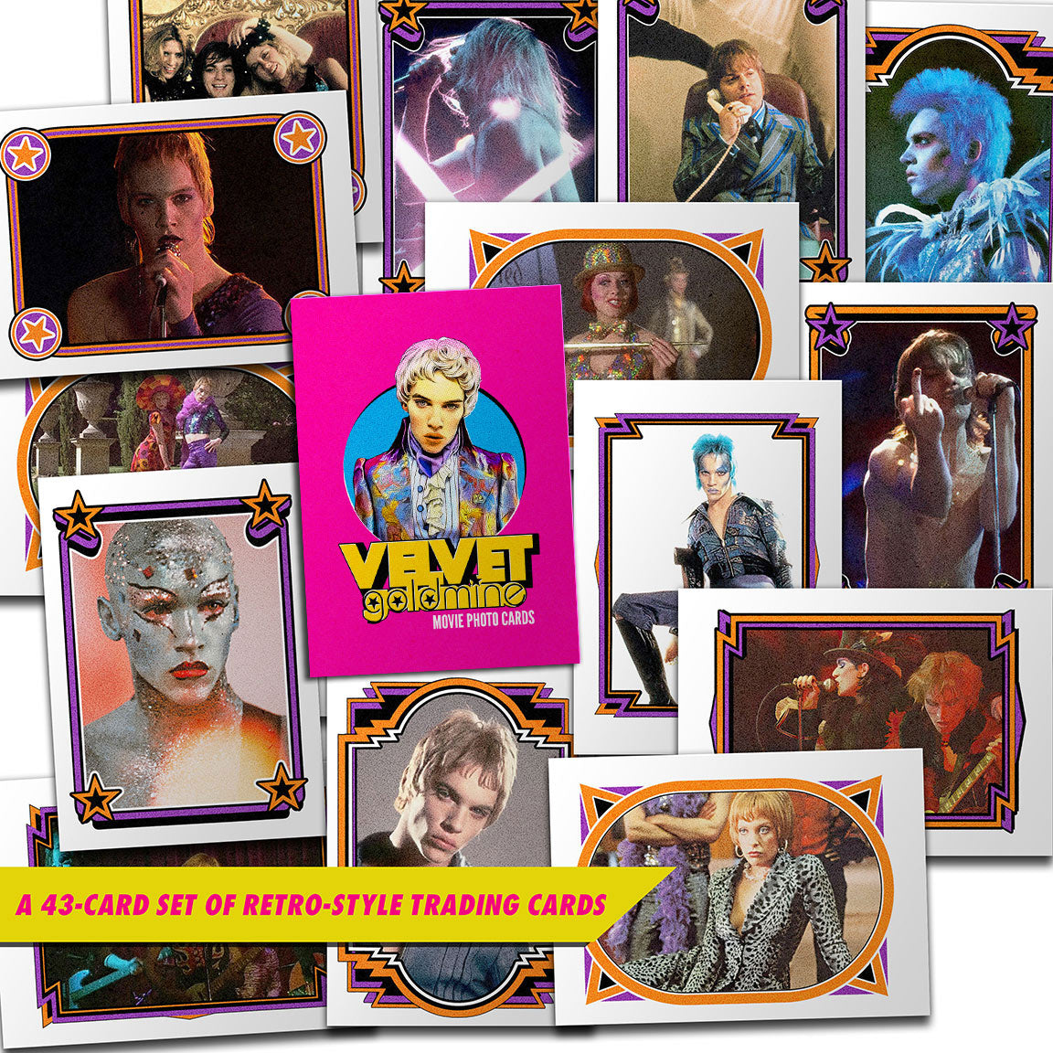 Velvet Goldmine | Set of 43 custom trading cards