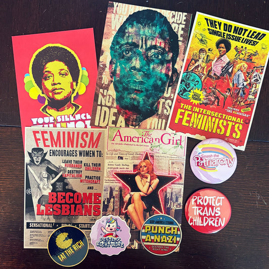 EXPRESS YOURSELF | Mini-Prints, Stickers and Buttons Set