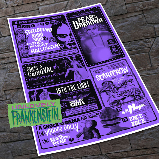 Siouxsie and the Banshees grindhouse poster | 11x17 Art Print