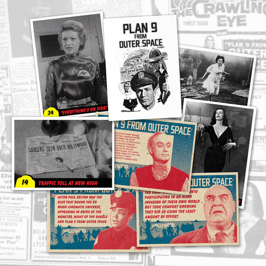 Plan 9 from Outer Space | Custom set of 42 trading cards