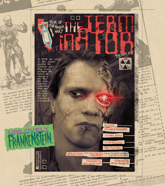 The Terminator in 1984 | 11x17 Art Print