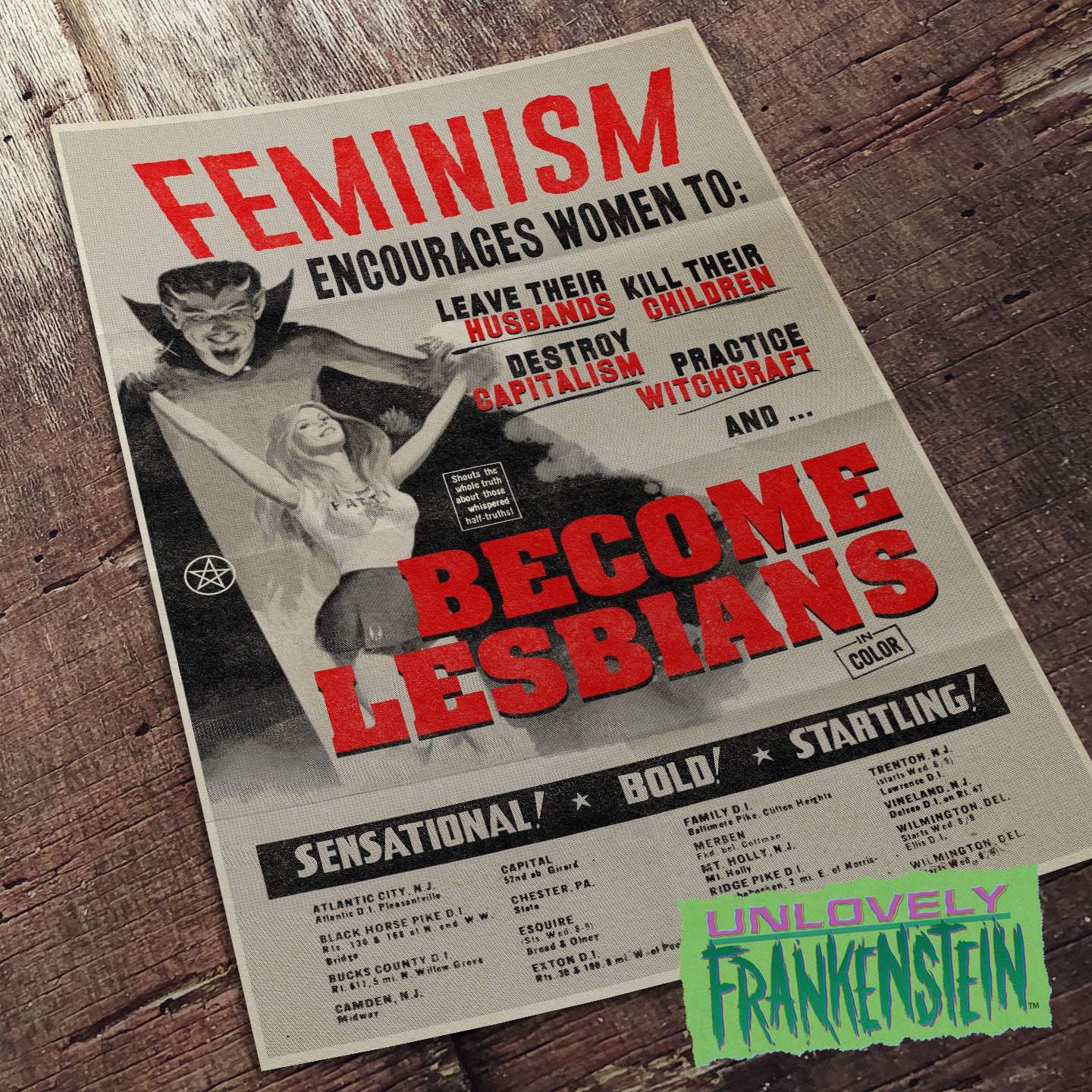 Lesbian Witchcraft! | 18x28 poster